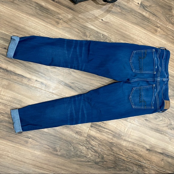 American Eagle super stretch x frayed jeggings - Picture 3 of 7